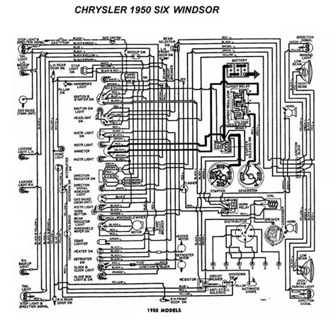 1950 chrysler wiring diagram 